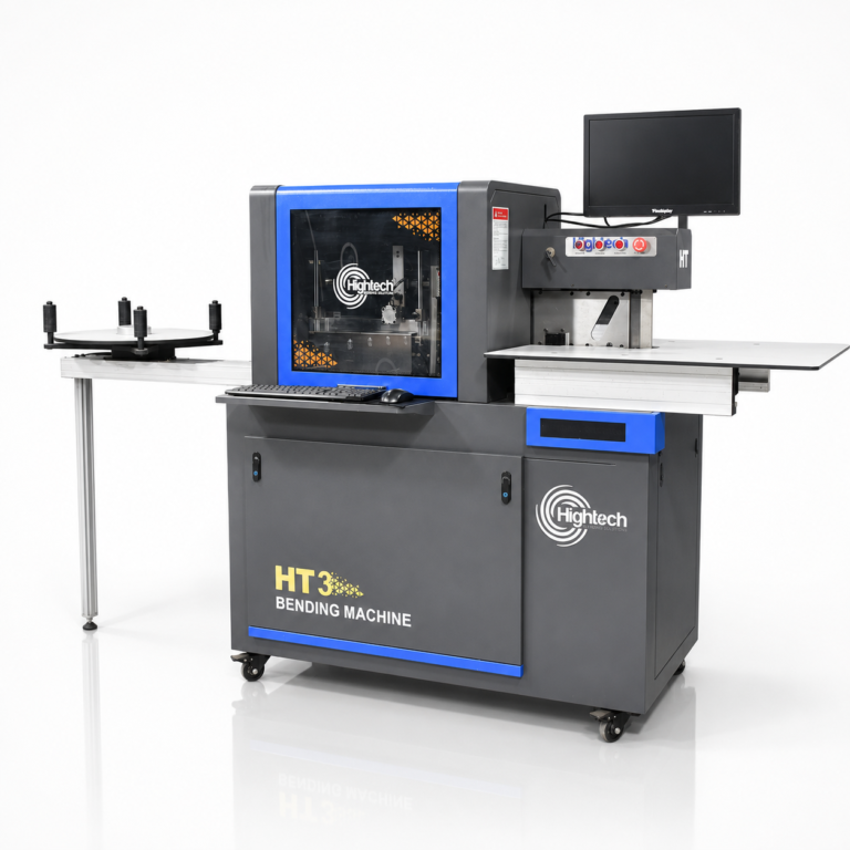 HT3 channel letter bender angled view