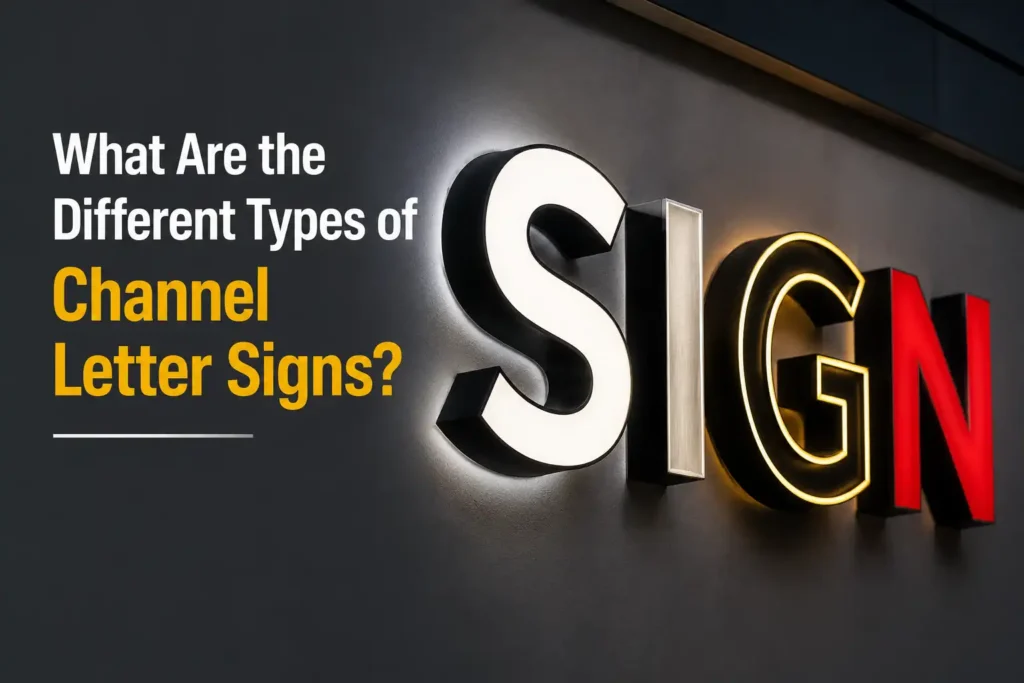 What Are the Different Types of Channel Letter Signs?