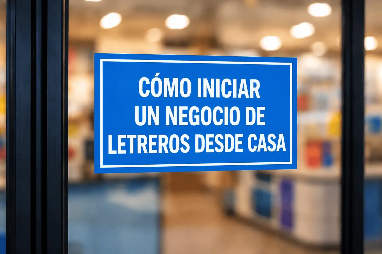 Cómo iniciar un negocio de letreros desde casa