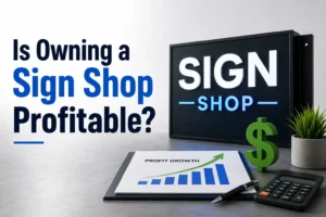 Is Owning a Sign Shop Profitable