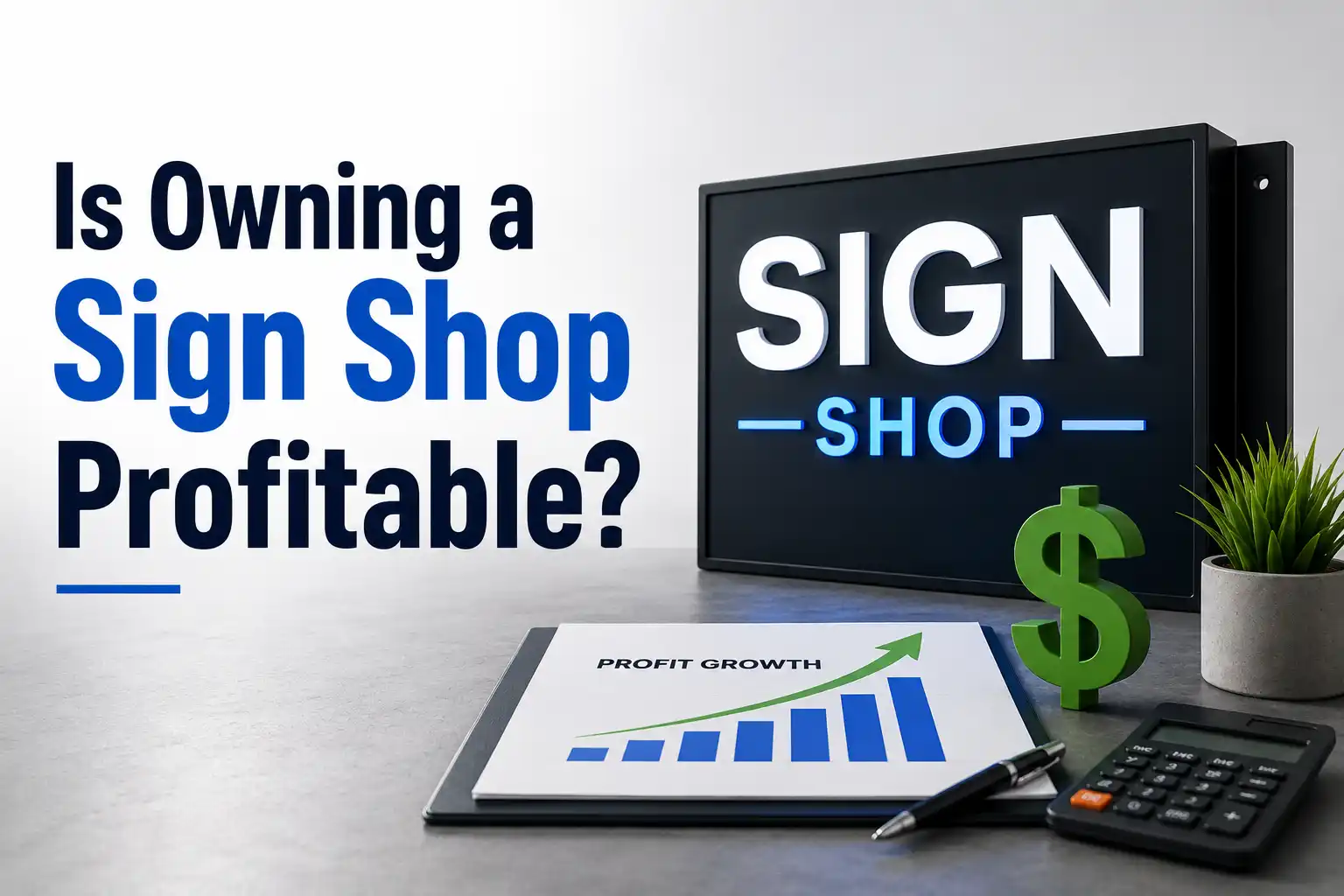 Is Owning a Sign Shop Profitable