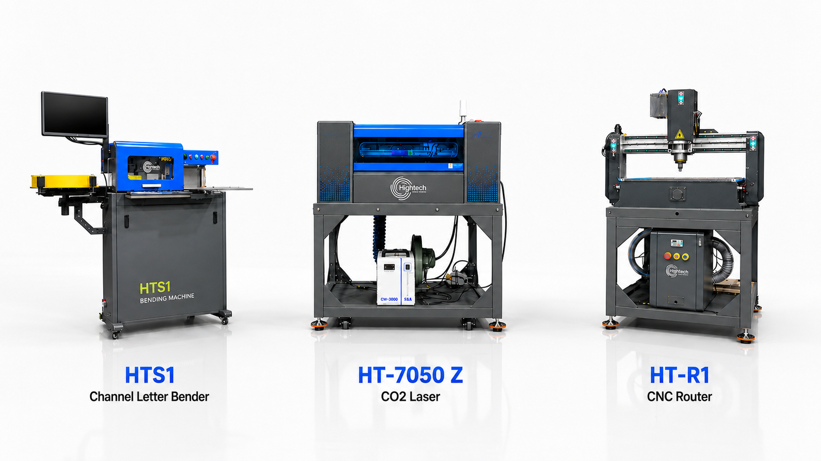 GSB-01 machines in a compact sign workshop