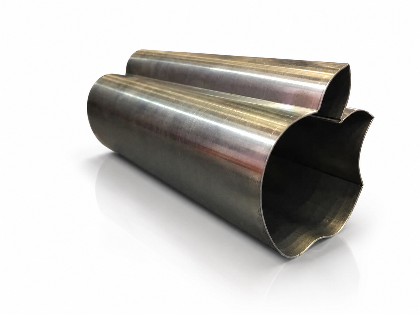 Stainless-steel channel-letter return made with HT3